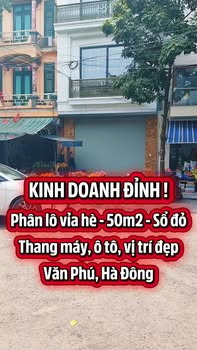 Nhà Mặt Tiền Kinh Doanh Văn Phú, Hà Đông 50m² - Ô Tô Đỗ Cửa