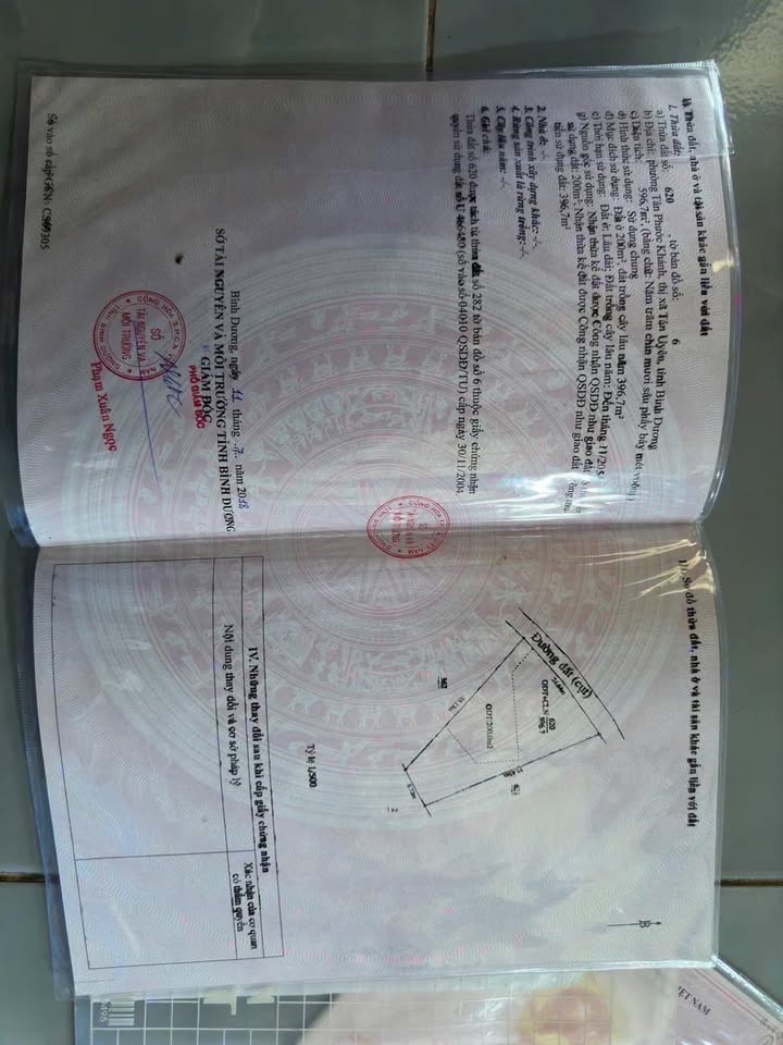 Đất nền Tân Khánh, Thủ Dầu Một 596m² - Sổ đỏ chính chủ