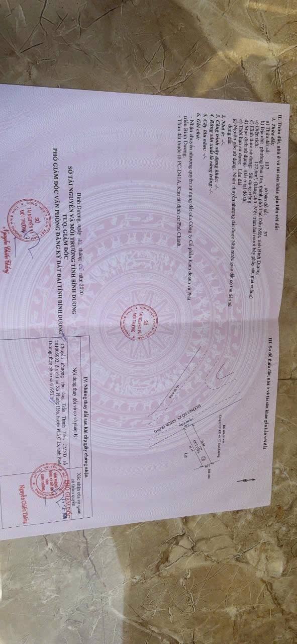 Bán Gấp 2 Lô Đất Vàng Phú Tân, Thủ Dầu Một - 250m² Sổ Đỏ