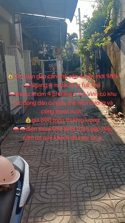 Nhà Riêng Phường 4 Trà Vinh 60m² - Giá tốt hiếm có!