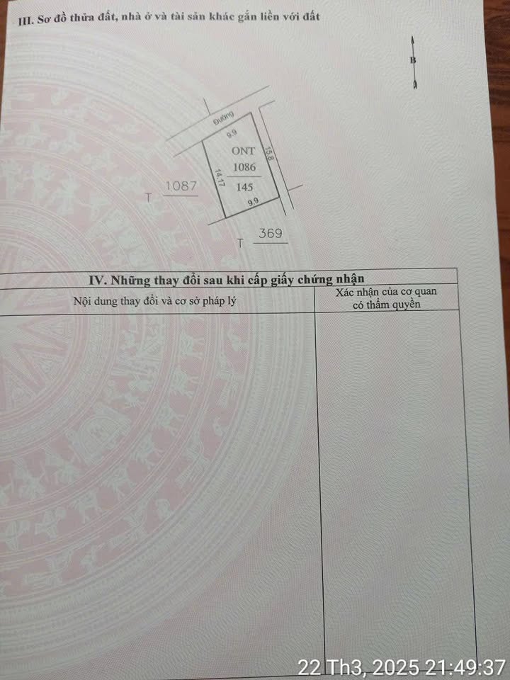 Đất nền Nga Trường 145m² Nga Sơn - Tiềm năng tăng giá vượt trội!