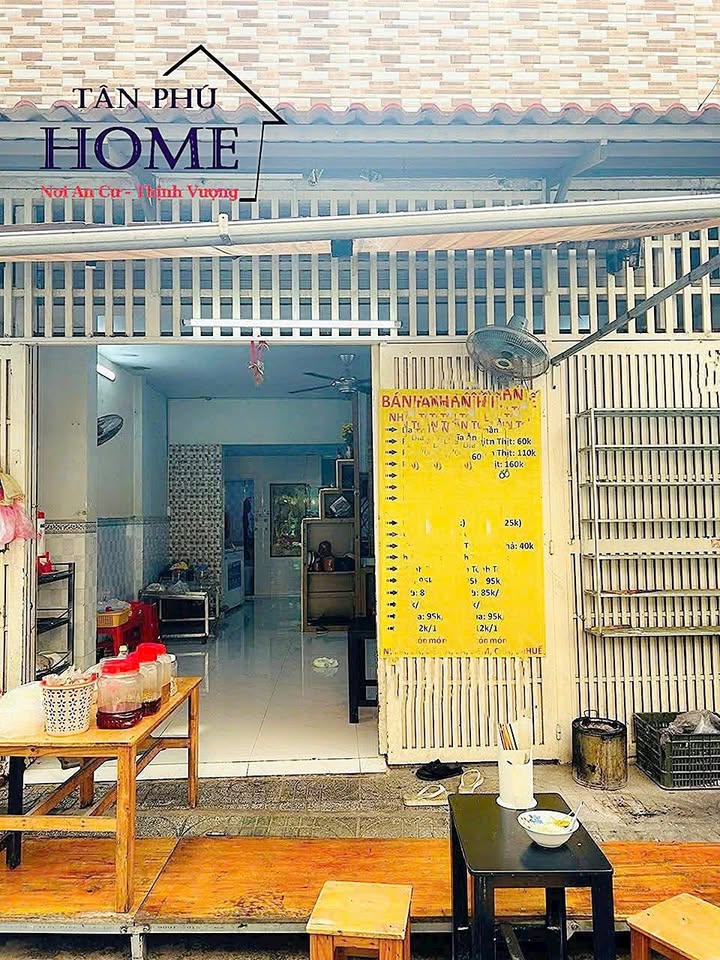 Nhà Hẻm 6m Tân Phú - 55m² 2PN, Full Nội Thất, Gần Chợ & Công Viên