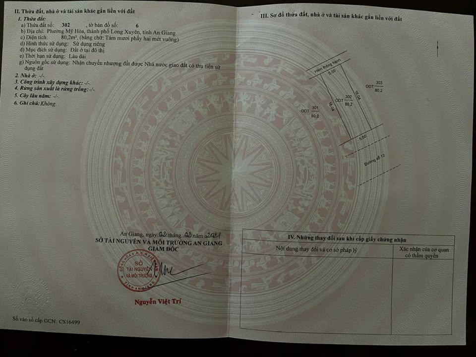 Đất Nền 80m² Long Xuyên - Sổ Đỏ Riêng, Giá Tốt