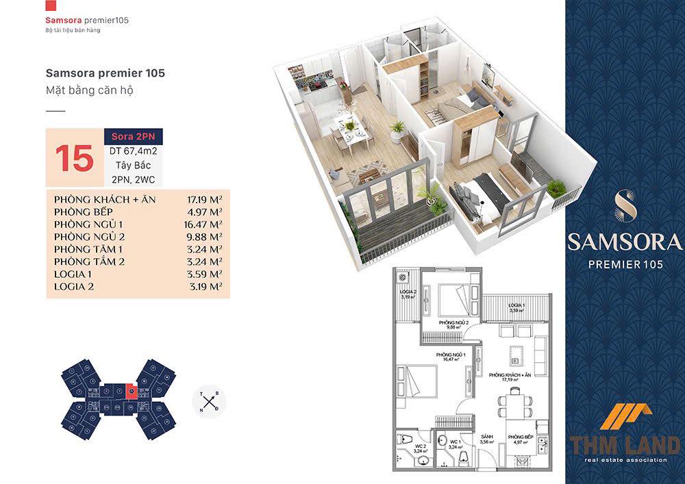 Bán Gấp Căn Hộ Samsora Hà Đông 67m² - Sổ Đỏ Sẵn Sàng