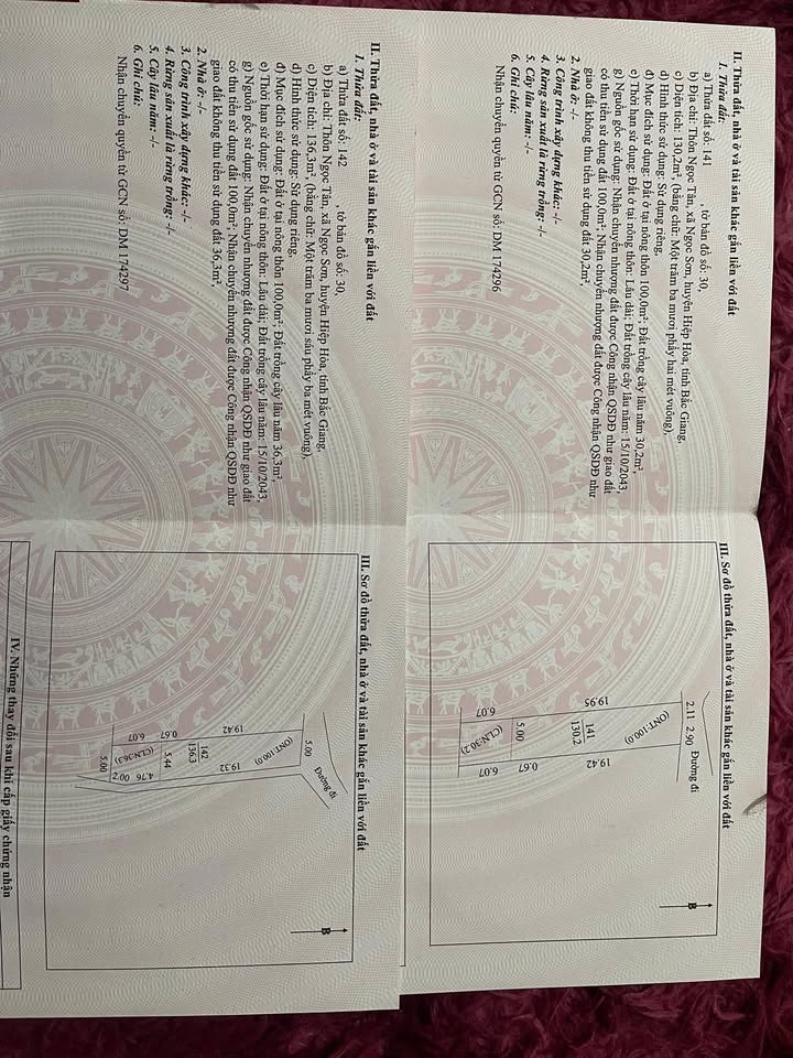 Đất nền Ngọc Sơn, Hiệp Hòa: 270m² - Sổ đỏ vuông vắn, view thoáng