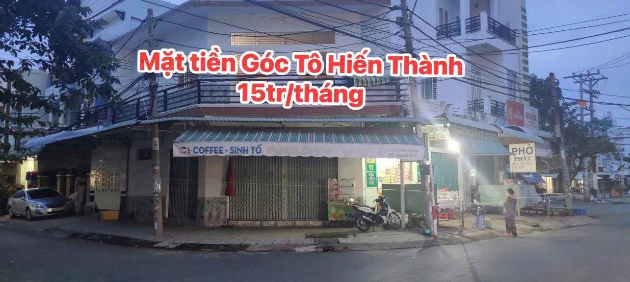 Nhà Góc 2 Mặt Tiền Tô Hiến Thành, Cần Thơ - Giá 15 Triệu/Tháng