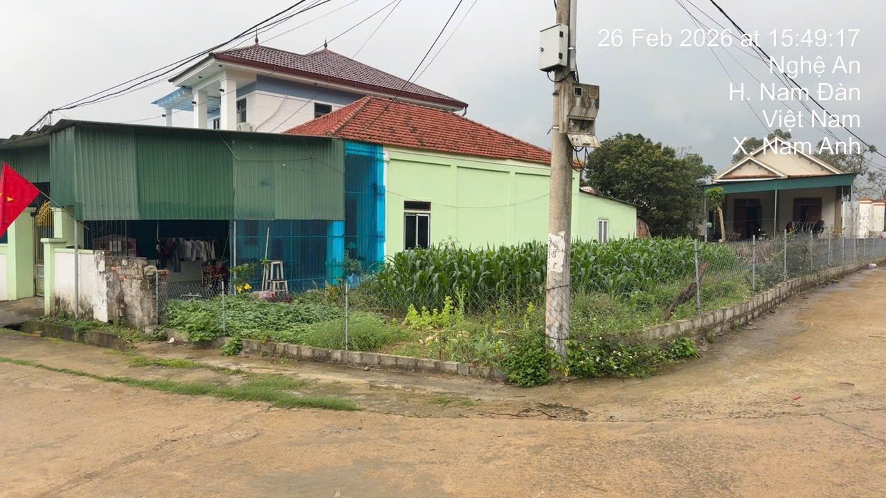 Đất nền Kim Liên, Nam Đàn 143.8m² - Lô góc, Tiềm năng tăng giá!