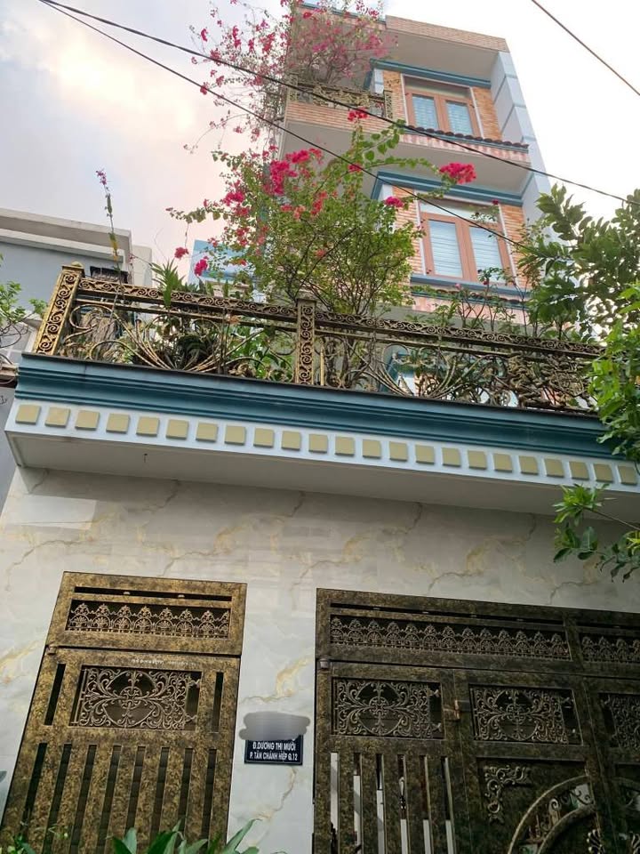 Cho thuê nhà 4 tầng hẻm ô tô Dương Thị Mười, Q12 - 13 Triệu/tháng