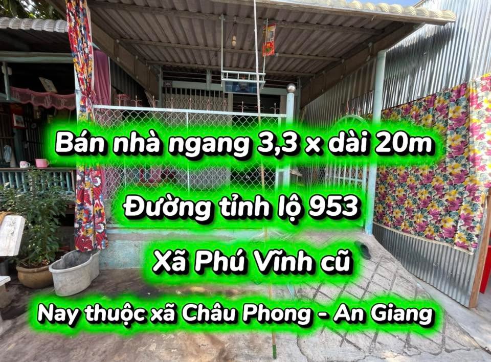 Nhà mặt tiền Tỉnh lộ 953, Tân Châu 399 triệu - Vị trí đắc địa!