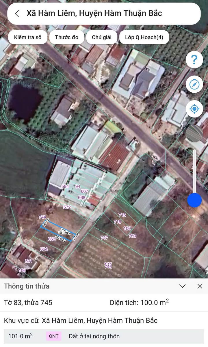 Đất nền Hàm Liêm 101m² - Sổ đỏ chính chủ, tiềm năng sinh lời!