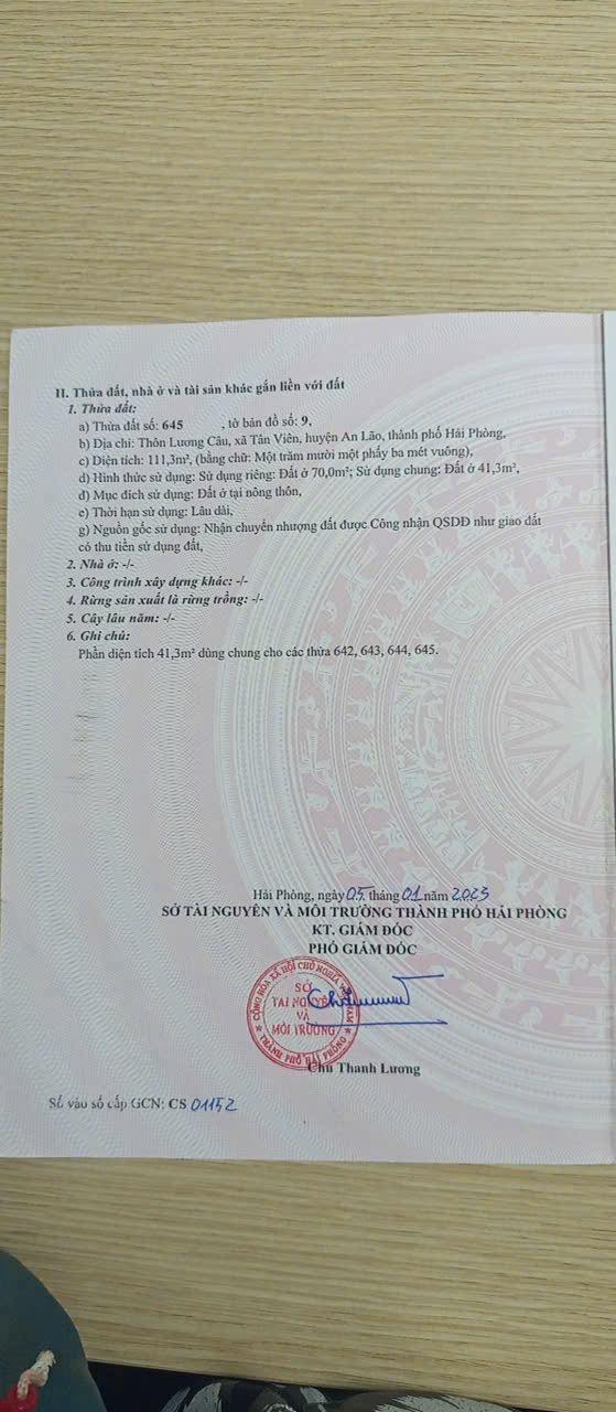 Đất nền An Khánh, An Dương 70m² - Đường to ô tô vào tận nơi!