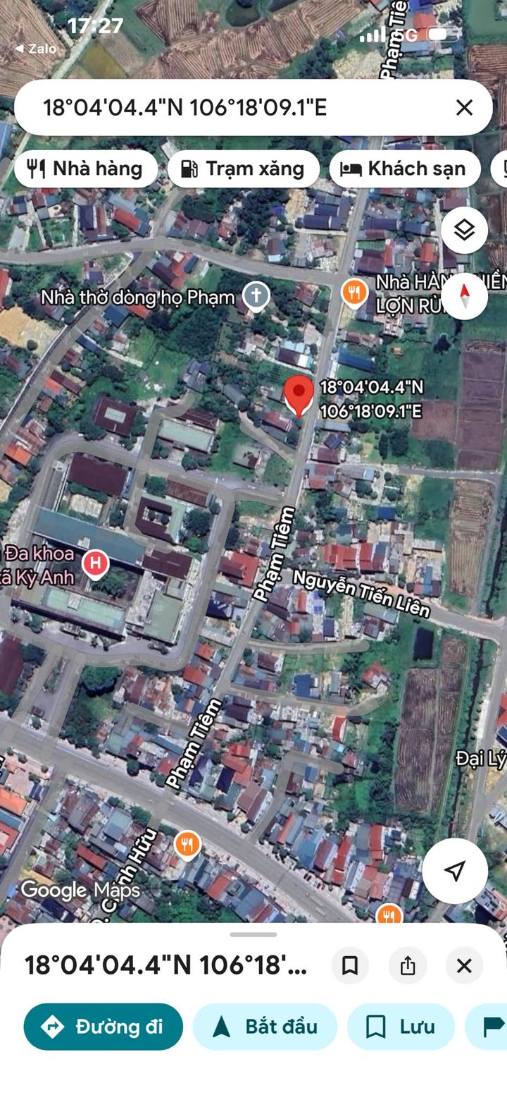 Đất Nền Phạm Tiêm, Kỳ Anh 245m² - Sổ Đỏ Chính Chủ, Tiềm Năng Tăng Giá!