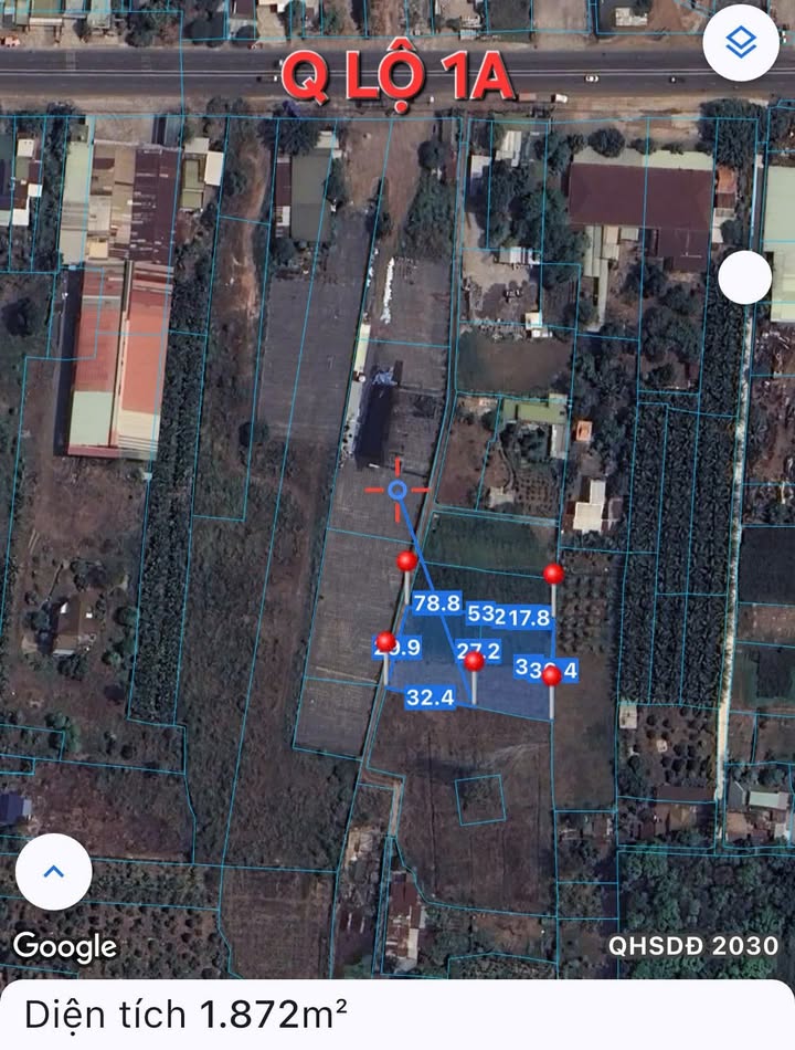 Đất Vàng Trảng Bom 1.879m² - Sổ Hồng Sẵn Sàng - Giá 1.5 Tỷ