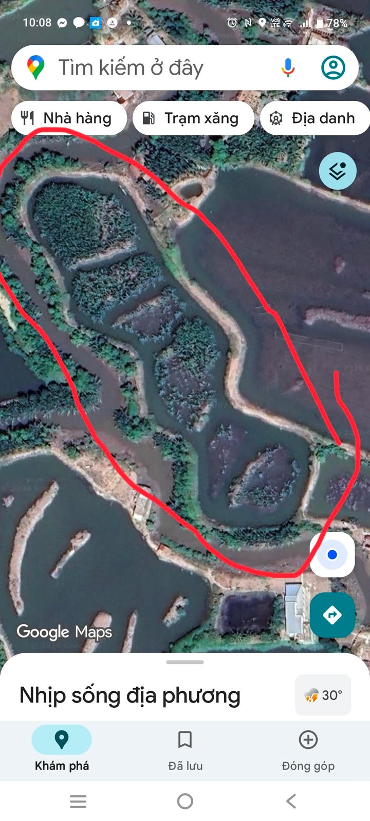 Đất nền sổ hồng 7200m² giá 750 triệu tại Cà Mau - Cơ hội đầu tư hấp dẫn