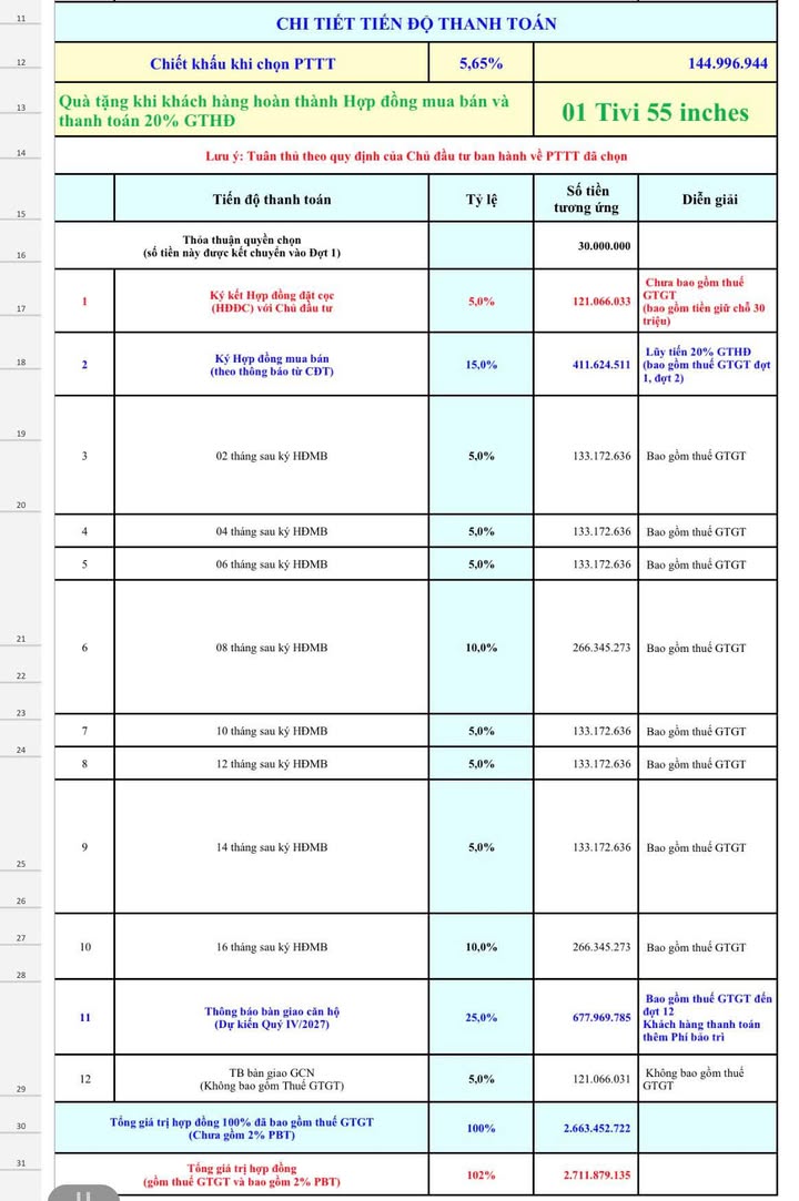 Bcons Center City 45m² - Căn 1PN Tầng 29 Giá Tốt, Sẵn Sàng Sở Hữu