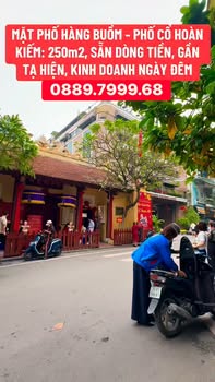 Nhà Mặt Phố Hàng Buồm 250m² Kinh Doanh Sầm Uất - Dòng Tiền Ổn Định