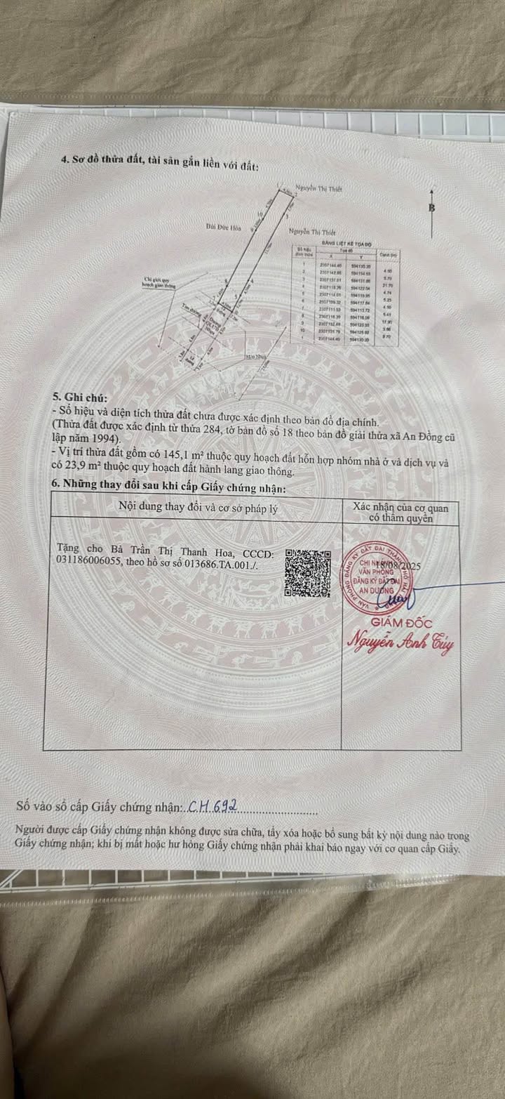 Mặt Tiền Kinh Doanh Đường 208 An Đồng, Hải Phòng - 169m² Sổ Đỏ Chính Chủ