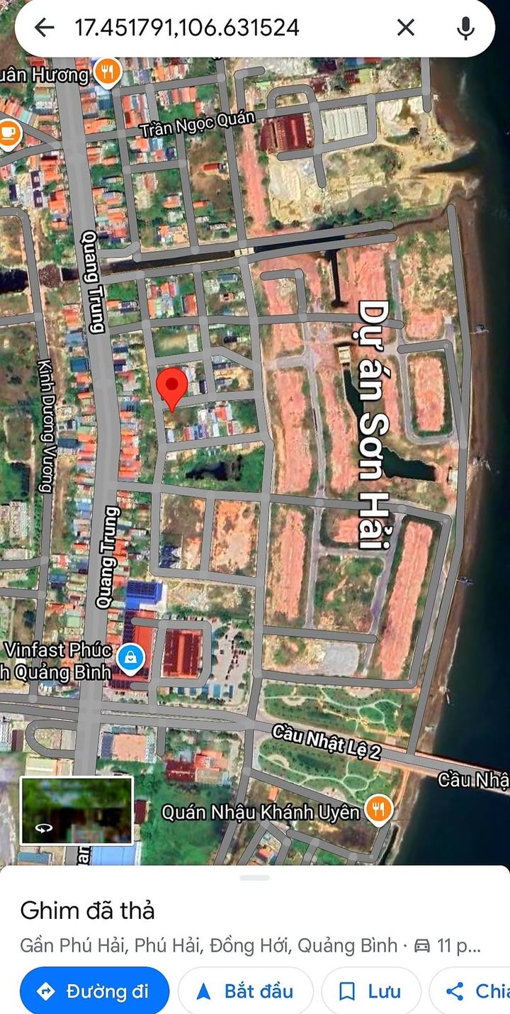 Đất nền 120m² Phú Hải - Giá F0 2.x Tỷ, Sát Dự án Sơn Hải