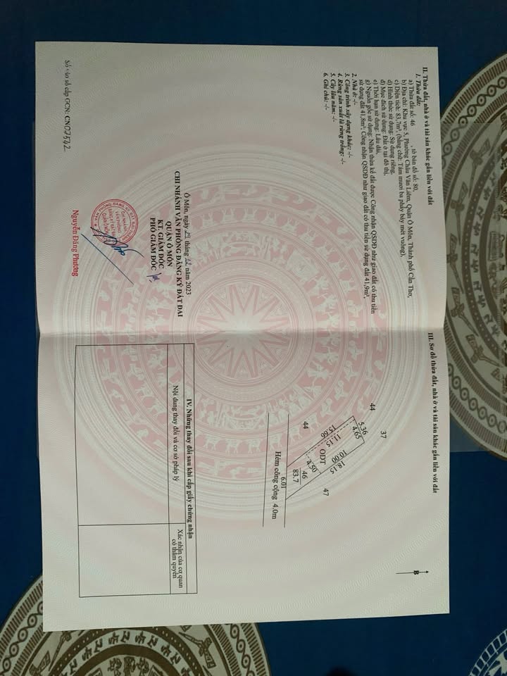 Bán nhà Phường Ô Môn 166m² giá 2.2 tỷ - Ô tô vào tận cửa!