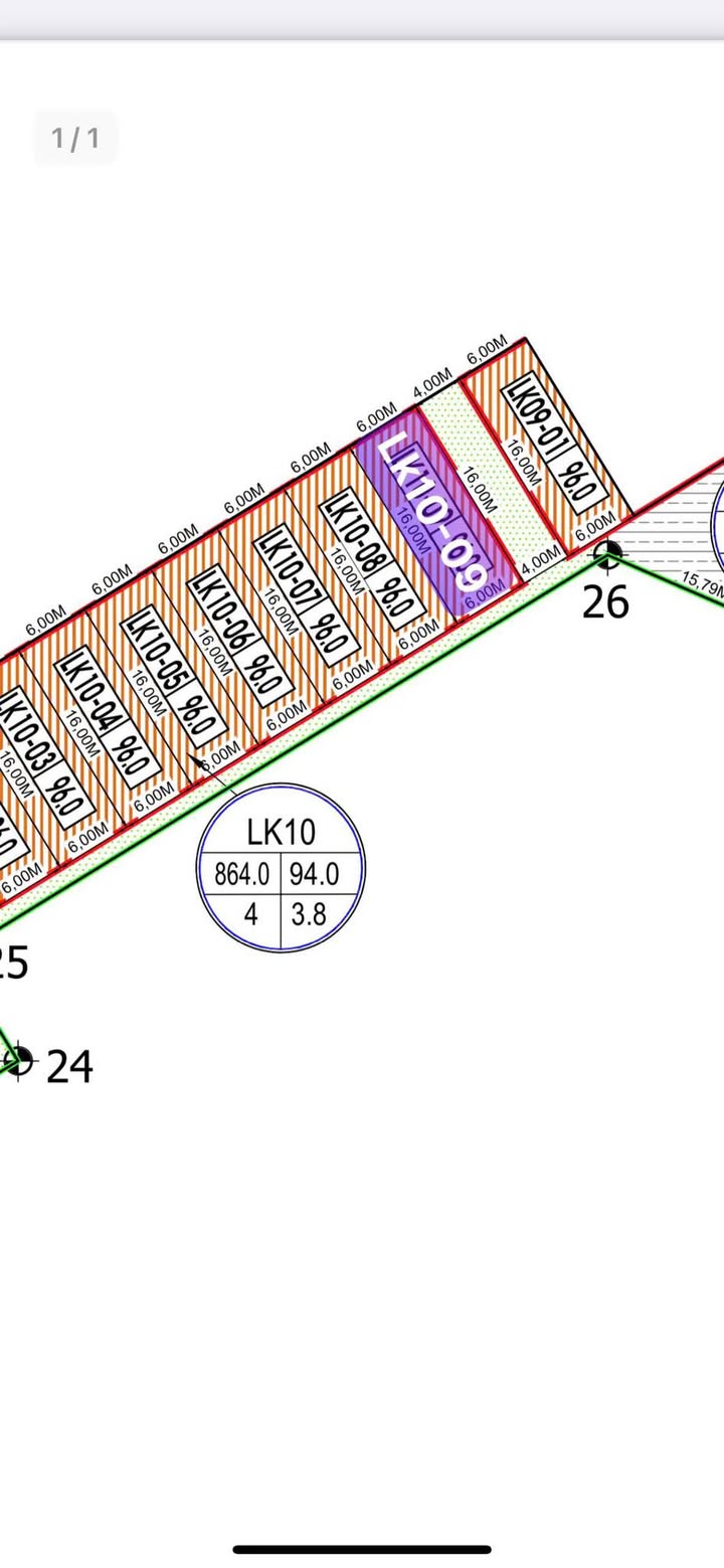 Bán Đất Kinh Doanh Mặt Tiền 6m Tại Cẩm Khê, Phú Thọ - 96m²
