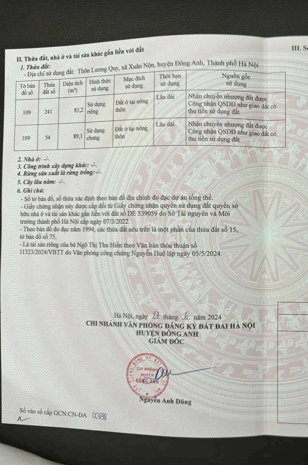 Bán đất đấu giá 83m² Thư Lâm, Long Biên - Gần trường mầm non, ô tô vào nhà