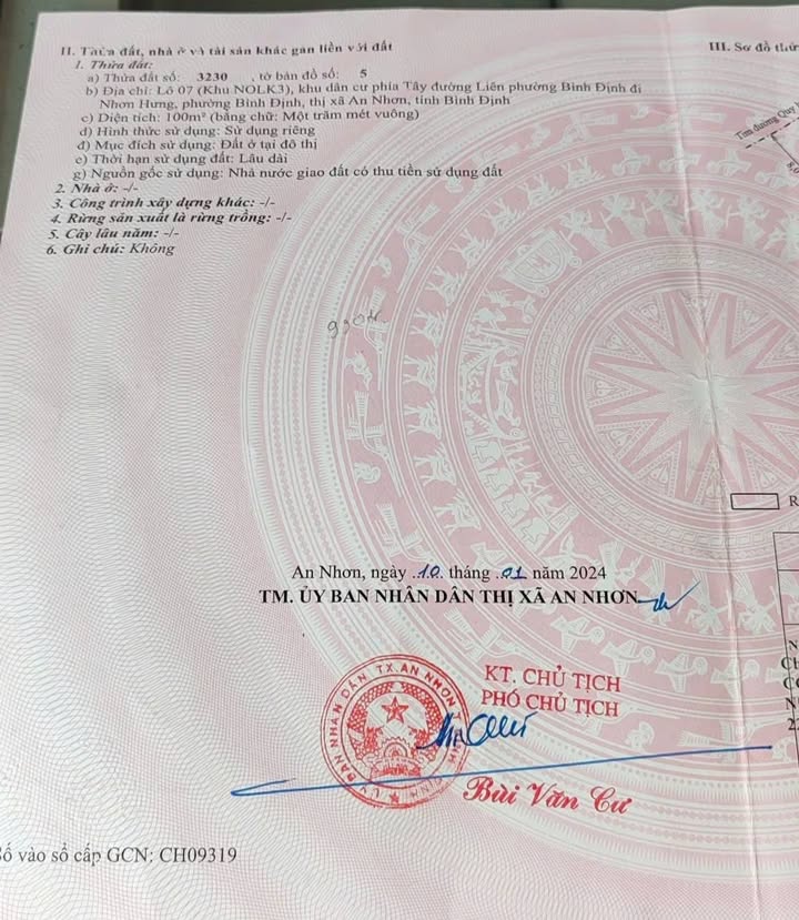 Nhà Cấp 4 100m² Mặt Tiền Liên Phường, An Nhơn - Giá 2.3 Tỷ, Sổ Hồng Riêng