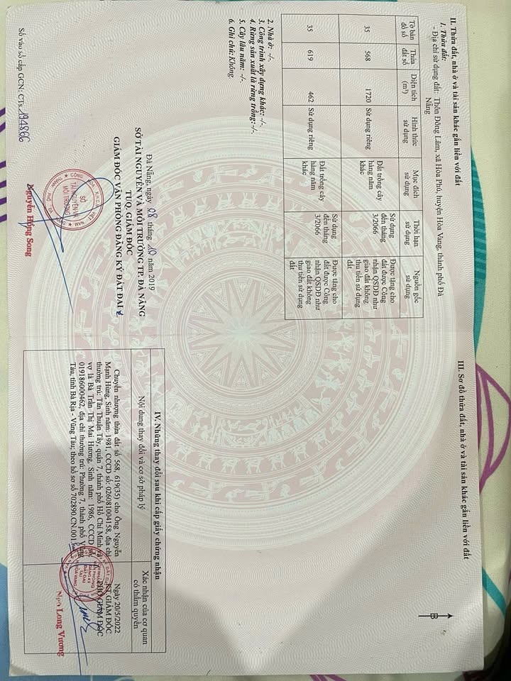 Đất Vườn Hòa Vang 3800m² Sổ Riêng - Đầu Tư Sinh Lời Vượt Trội