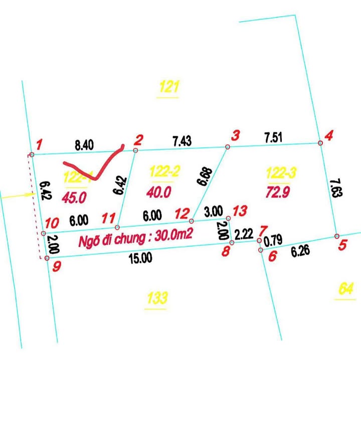 Đất nền Thanh Thùy 45m² - Đường to ô tô, tiềm năng tăng giá!