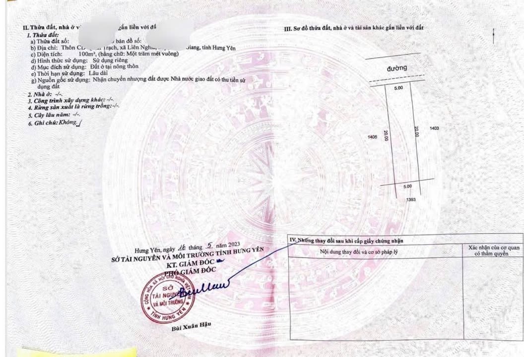 Đất nền Cửu Cao, Văn Giang 100m² giá hơn 5 tỷ - Sổ đỏ chính chủ!