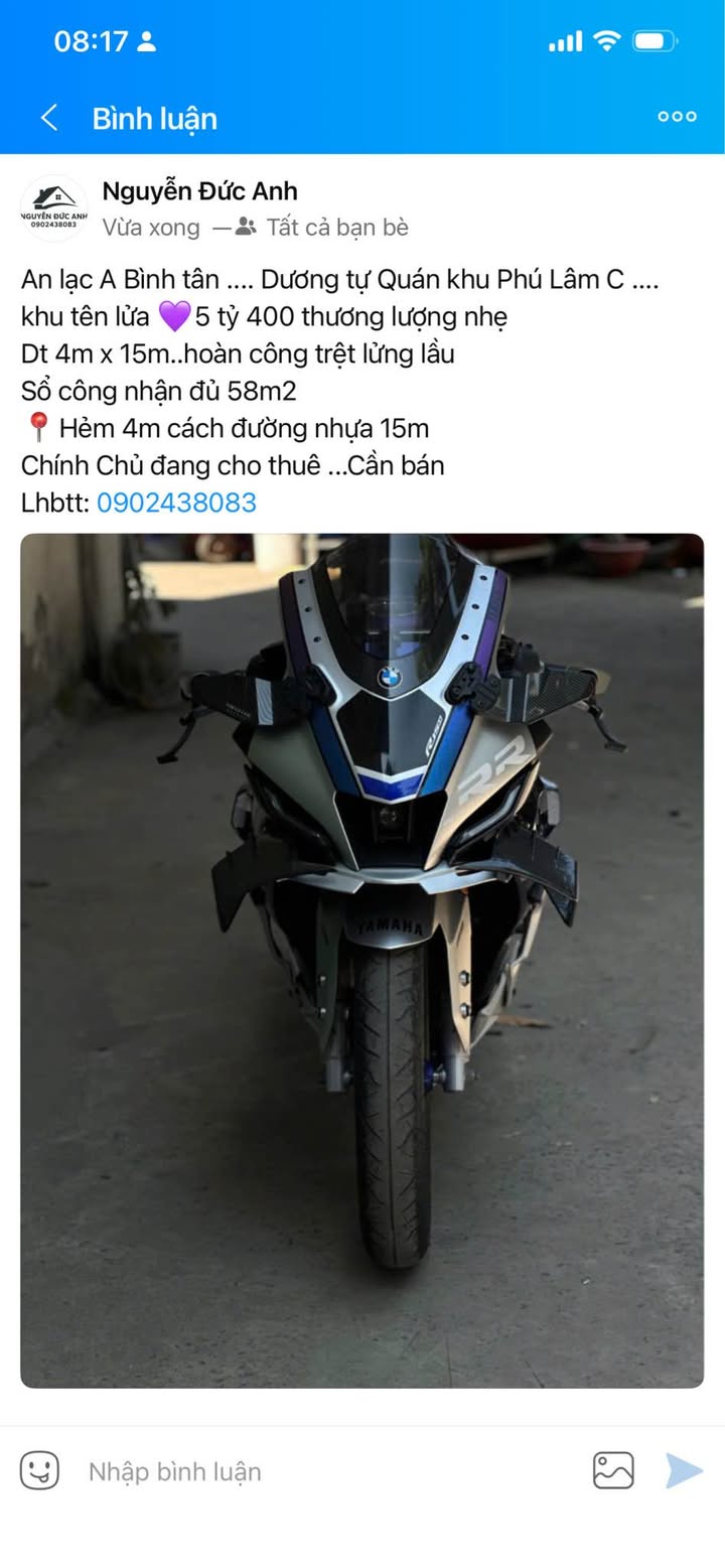 Nhà riêng Dương Tự Quán Bình Tân 60m² - Sổ hồng sẵn, chính chủ!