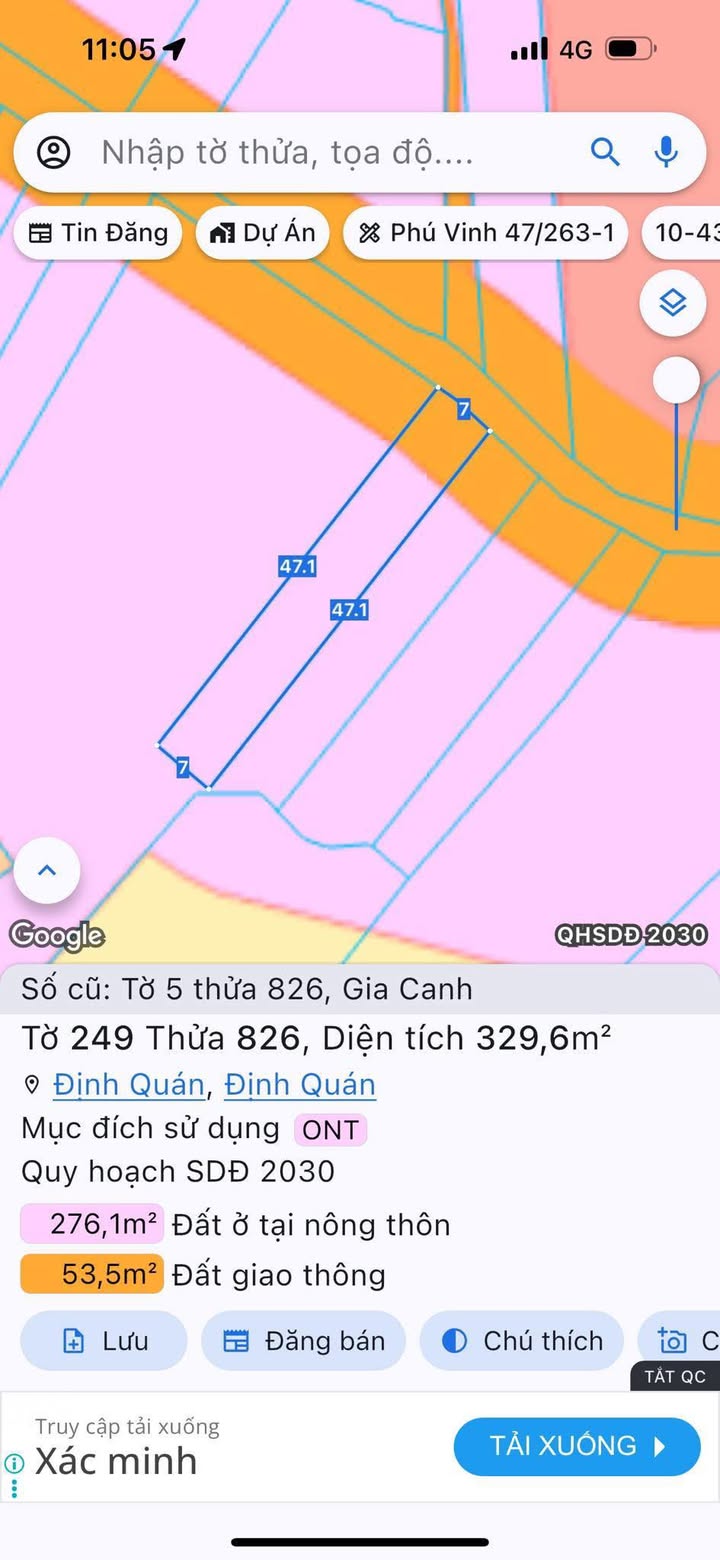 Đất nền Gia Canh, Đồng Nai 329m² - Mặt tiền lớn, Sổ đỏ chính chủ!