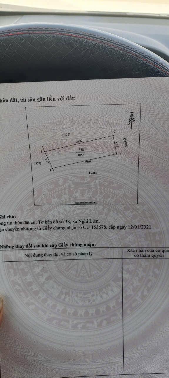 Đất nền 102m² đối diện chợ Nghi Liên - Tiềm năng kinh doanh vượt trội!