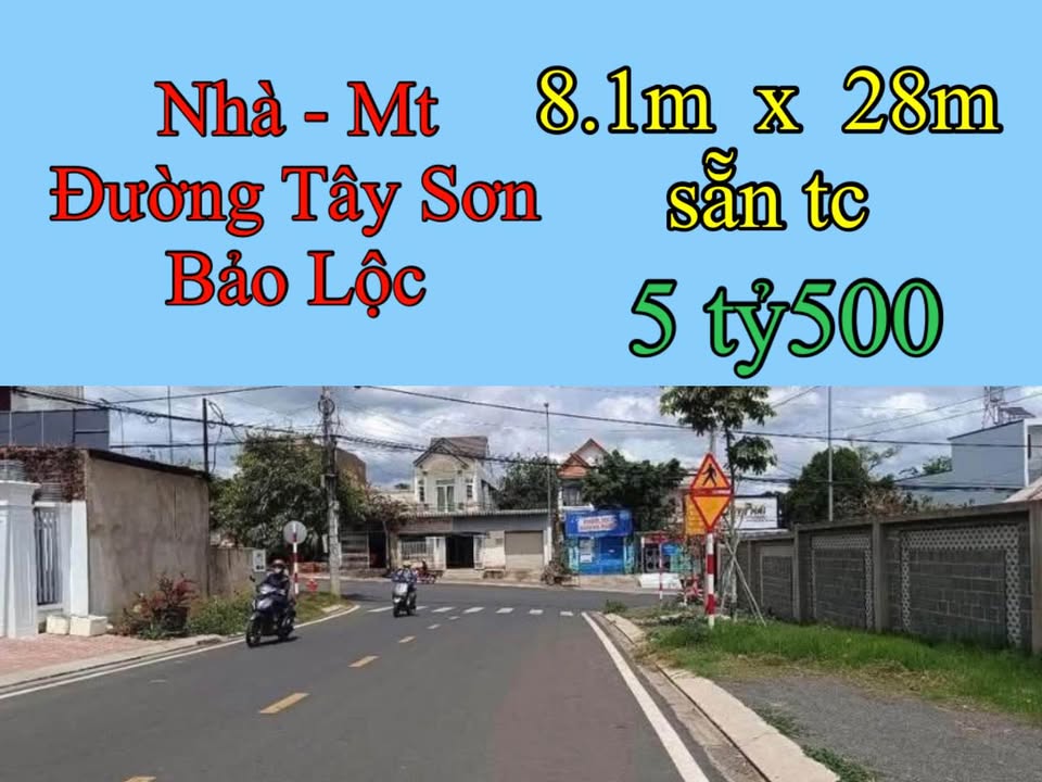 Nhà Mặt Tiền Tây Sơn, Bảo Lộc - 227m², 5.5 Tỷ - Kinh Doanh Sầm Uất