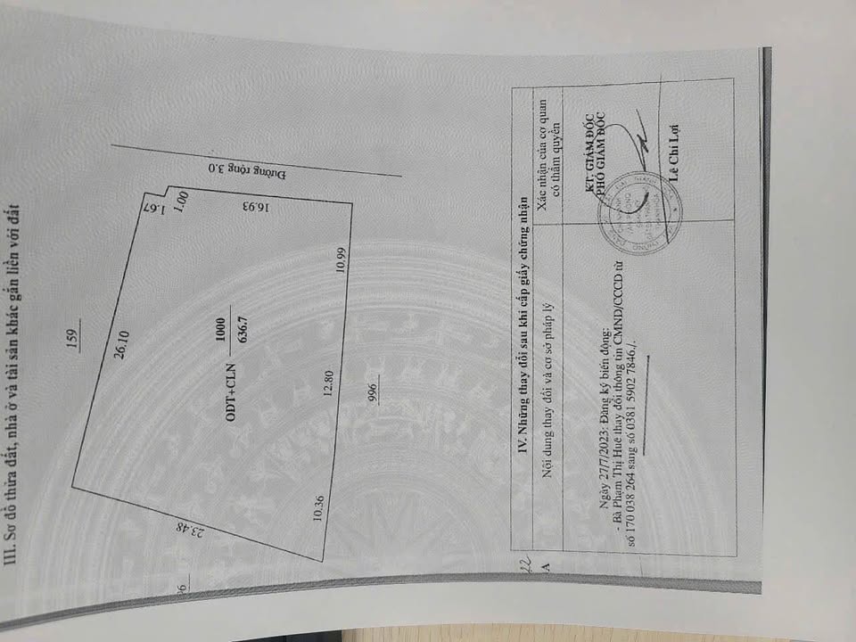 Đất nền Sầm Sơn 500m² giá 3.3 tỷ - Tiềm năng tăng giá vượt trội!