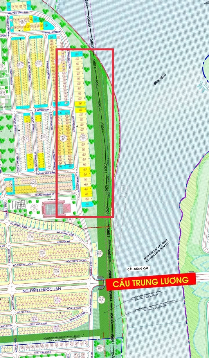 Đất Biệt Thự Hòa Xuân 525m² - Sổ Đỏ Chính Chủ, View Sông Tuyệt Đẹp!