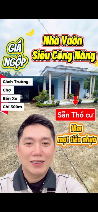 Đất Vườn Chơn Thành 971m² - Mặt Tiền 16m, Sẵn 100m² Thổ Cư, Chỉ 1.15 Tỷ