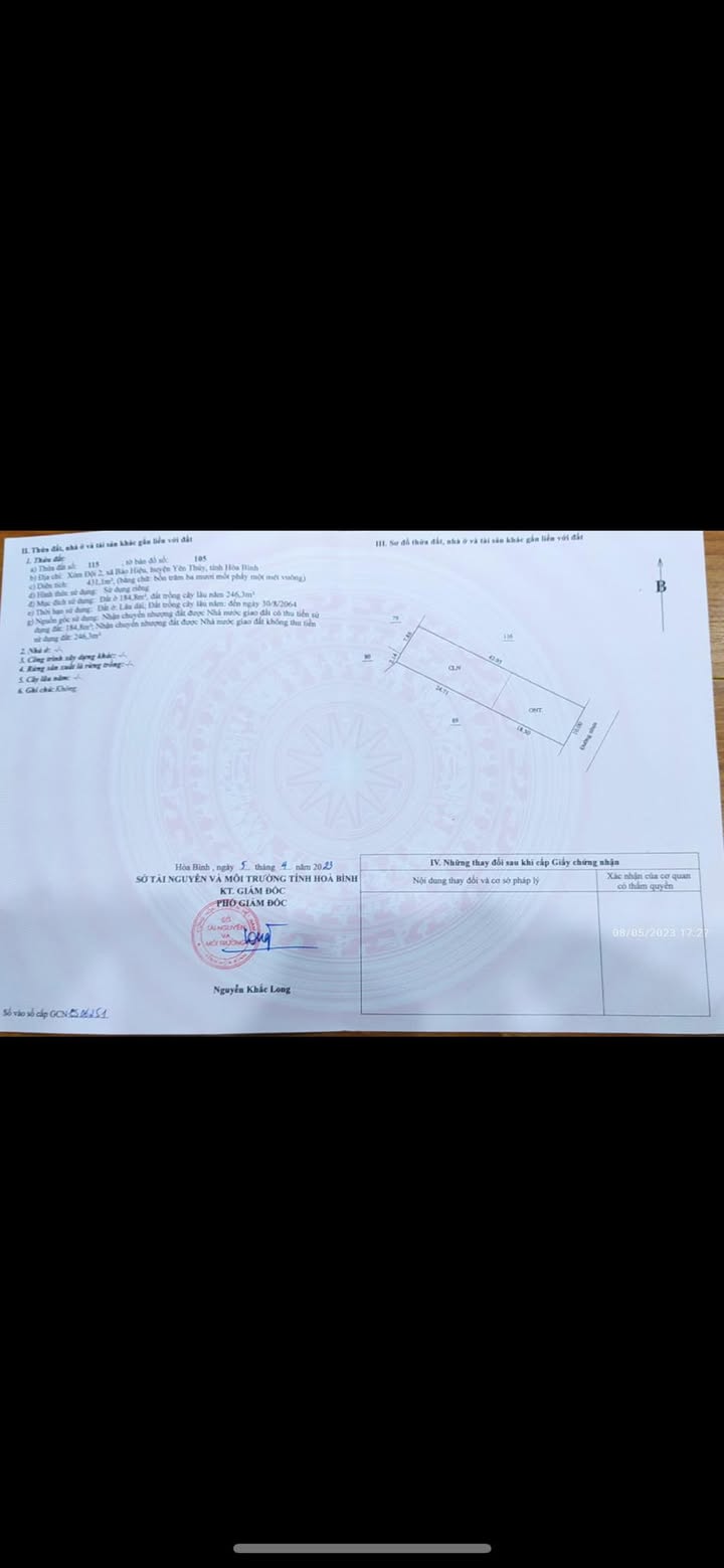 Đất nền Chương Mỹ, Hà Nội 430m² - Tiềm năng tăng giá vượt trội!