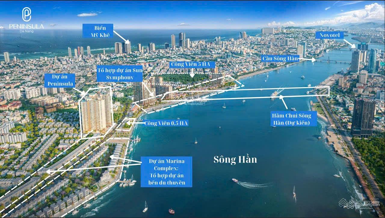 Căn hộ Peninsula Đà Nẵng 62.7m² - View Sông Hàn, Sổ hồng lâu dài