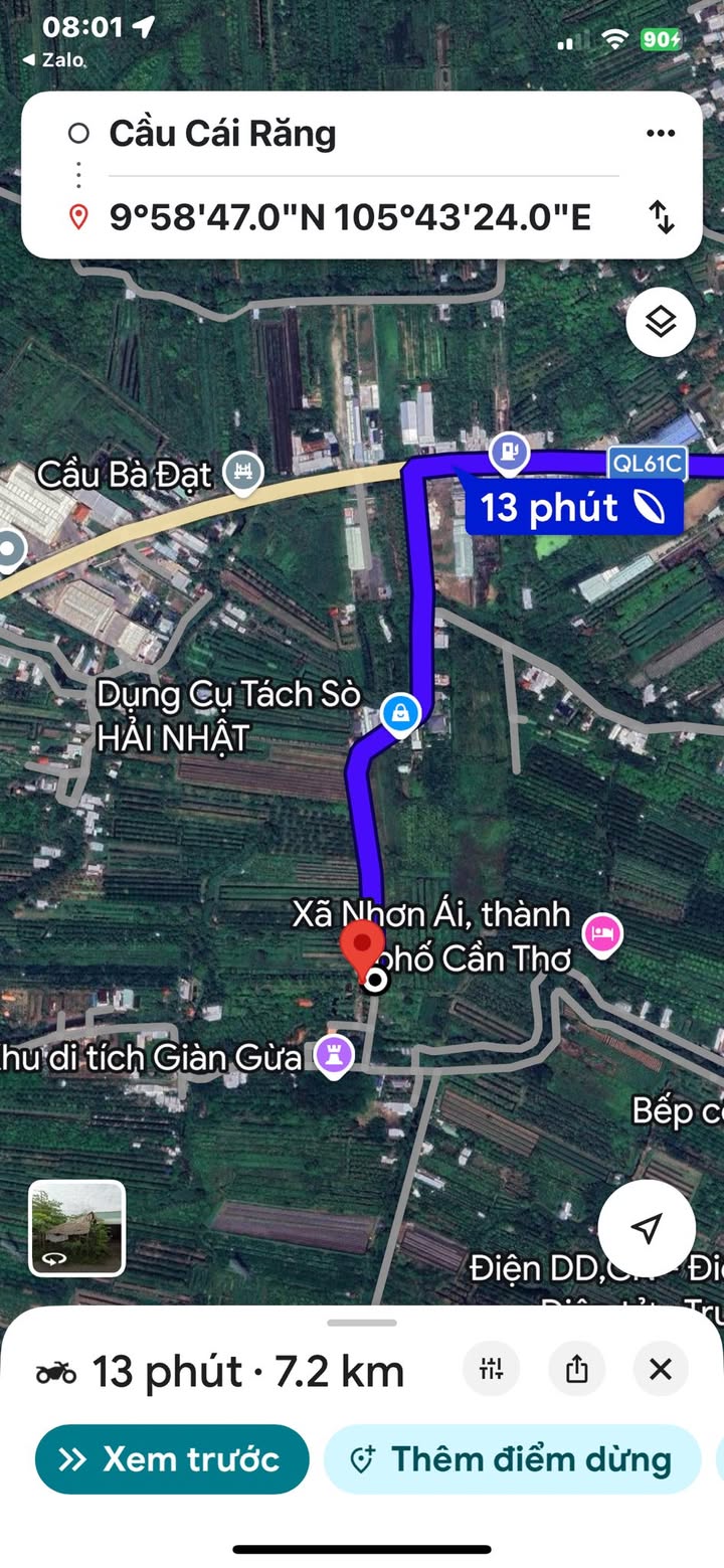 Đất Phong Điền 1000m² giá 3.8 tỷ - Sổ đỏ chính chủ, ô tô tận nơi!