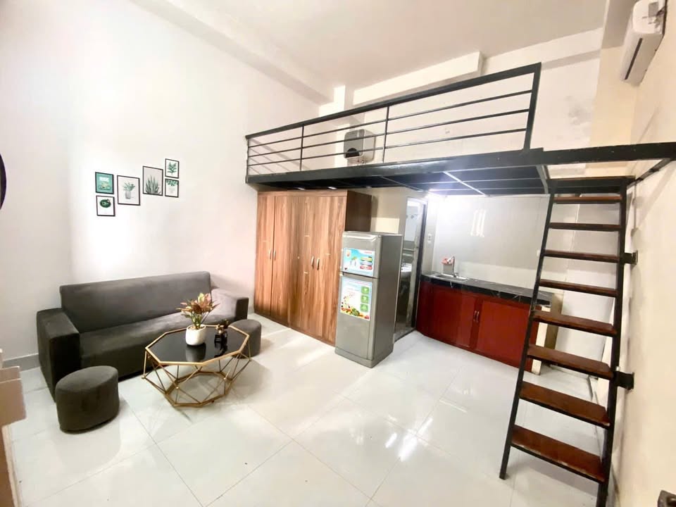 Cho thuê Studio gác xép full đồ Khương Đình - Thanh Xuân, chỉ 4tr/tháng