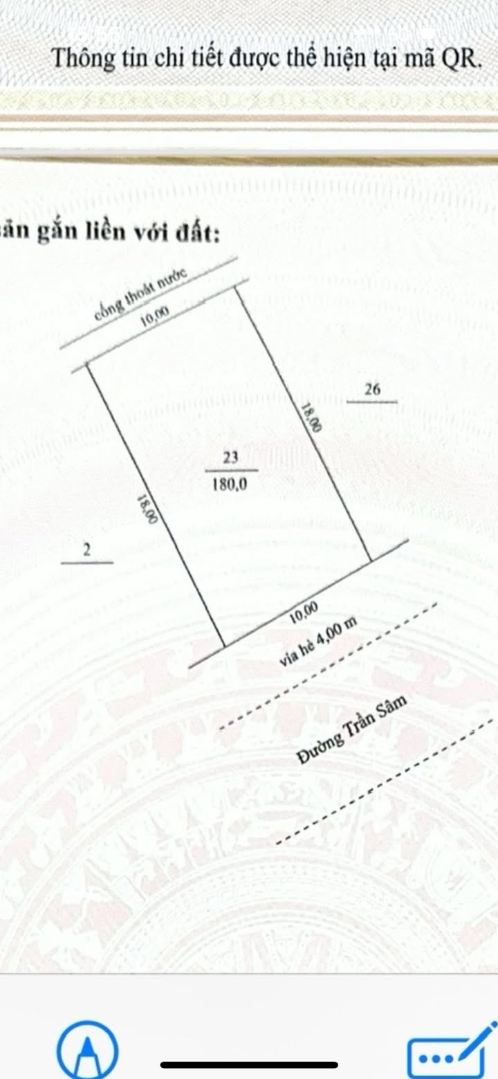 Townhouse Trần Sâm Sơn Trà 180m² 18 tỷ - Vị trí đắc địa