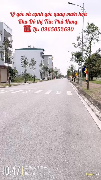 Bán Đất Vàng Góc Khu Đô Thị Tân Phú Hưng - 2 Lô Liền Kề 82m² & 67.5m²