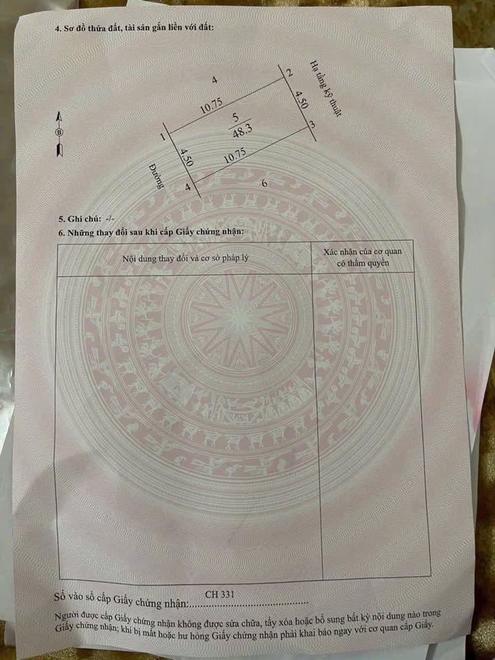 Đất nền sổ đỏ Nguyễn Huy Tưởng, Nam Định - 48.3m² giá 2.4 tỷ