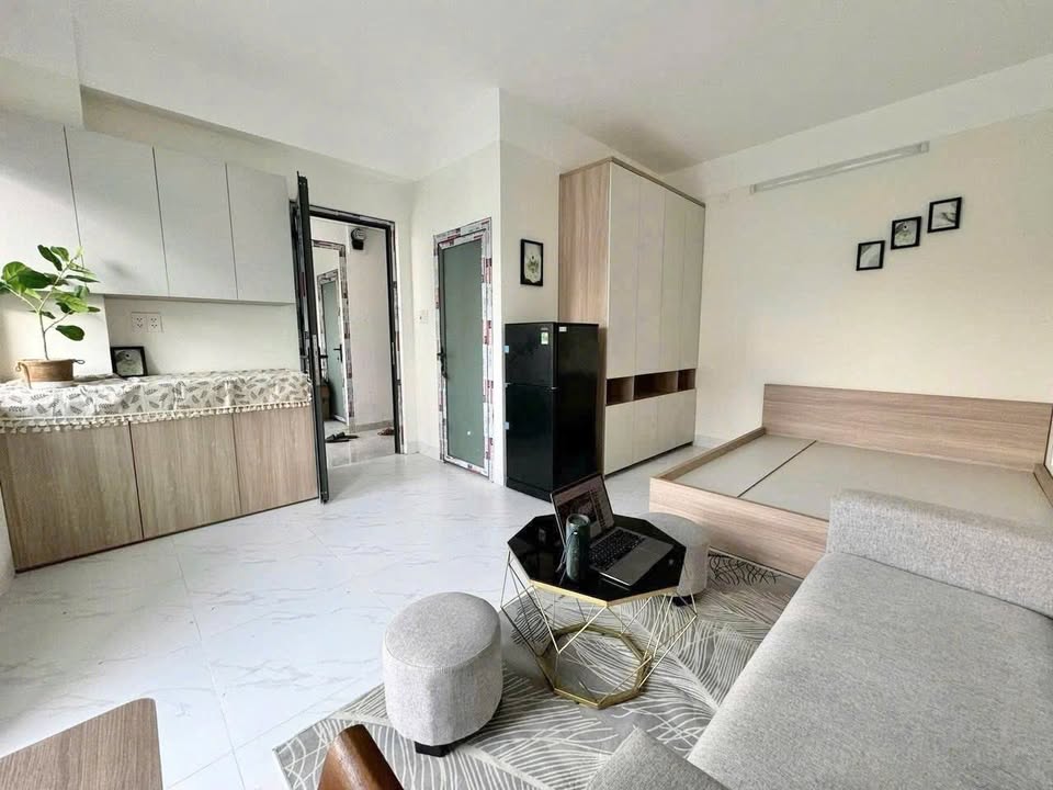 Cho thuê Căn hộ Studio Nguyễn Văn Lượng, Gò Vấp - Ban công, full nội thất cao cấp!