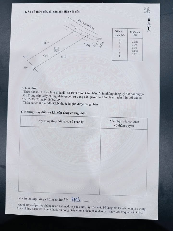 Bán đất Full Thổ Cư 135m² Đức Trọng, Lâm Đồng - Sổ hồng sẵn, giá 1.13 tỷ