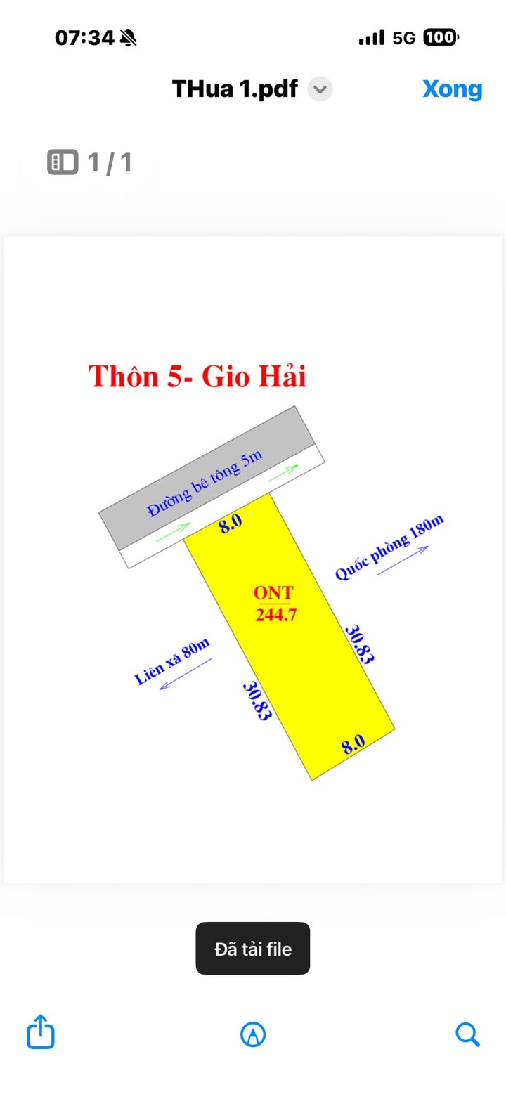 Đất Nền Ven Biển Gio Hải 200m² - Giá F0 - Tiềm Năng Tăng Giá!