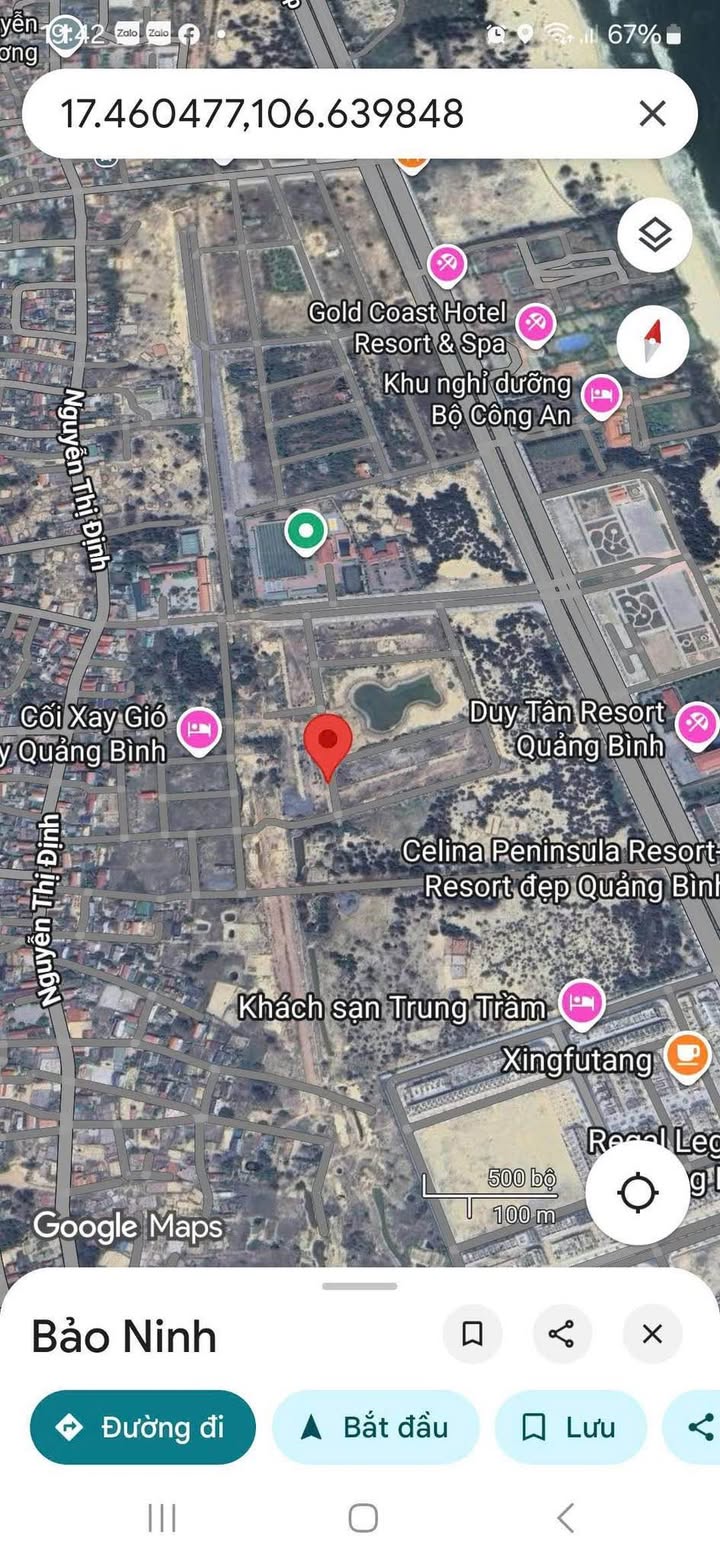 Đất nền dự án Bảo Ninh 214m² view hồ - Tiềm năng tăng giá!