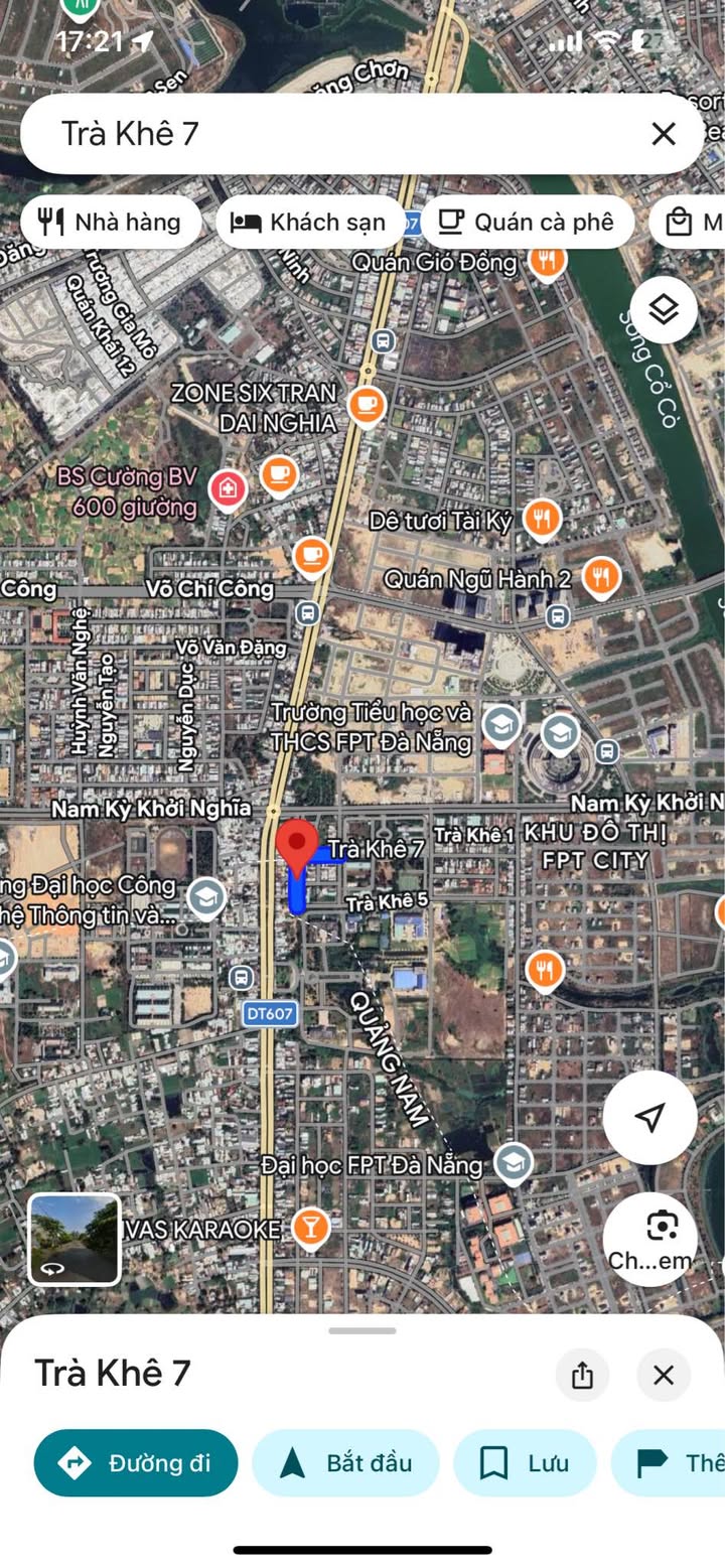 Bán Đất MT Trà Khê 7, Đà Nẵng 100m² - Sổ Đỏ Chính Chủ, Gần FPT