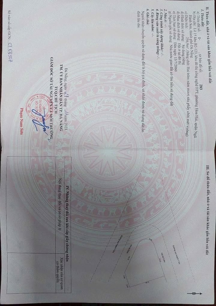 Đất Vàng Đà Nẵng - 257m² 3 Mặt Tiền Đối Diện FPT City, Ngũ Hành Sơn