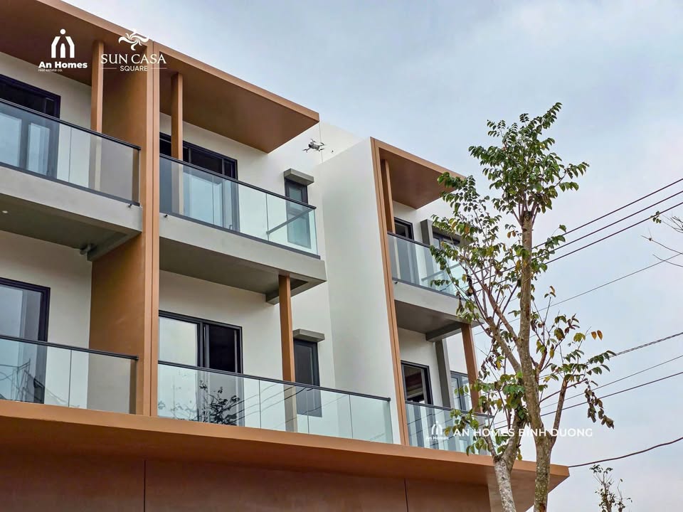 Nhà phố Sun Casa Square Bến Cát 100m² chỉ từ 3.68 tỷ - Đầu tư sinh lời!
